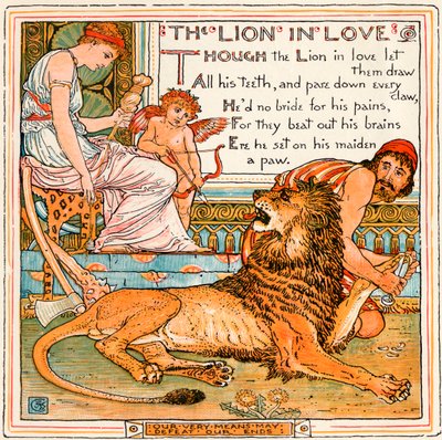 The Lion in Love, illustration from 